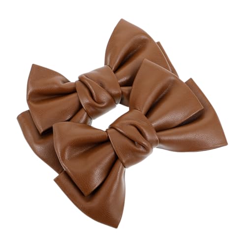 Beaupretty 1 Paar Schuhclips mit Abnehmbarem Schleifen Design Vielseitige Schuhdekoration für Absätze Arbeitsschuhe Modisches Zubehör für Damen Kaffeefarben von Beaupretty