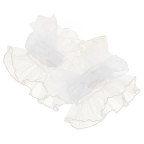 Beaupretty 1 Paar Spitzenärmel Handschuhe Handmanschetten Armmanschetten Rüschen Tüllärmel Clown Rüschenmanschetten Gefälschte Handgelenkmanschetten Spitzenmanschetten Spitzen von Beaupretty