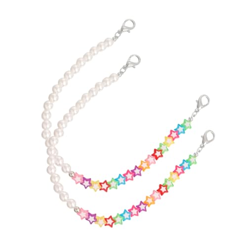 Beaupretty 1 Paar Sternen Perlen Schuhkette für Damen Modischer Schuhschmuck mit Einzigartigem Design für Leicht und zu Tragen Verleiht Deinem Outfit und Stil von Beaupretty