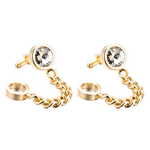 Beaupretty 1 Paar -plattierte Kristallmanschettenknöpfe Manschette Verbindet Das Geschäft Hemd-accessoire Manschettenknöpfe Herren Umweltschutz Kupfer Golden Beaupretty 1 Paar -plattierte Kristallmanschettenknöpfe Manschette Verbindet Das Geschäft Hemd-accessoire Manschettenknöpfe Herren Umweltschutz Kupfer Golden von Beaupretty