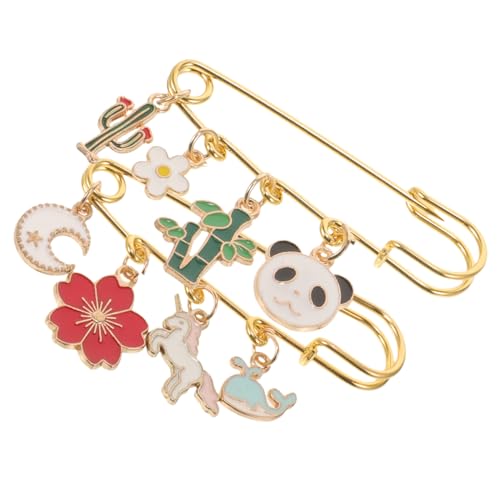 Beaupretty 1 Satz Cartoon Brosche Knopf Kleidung Spanner Schnallen Gürtel Frau Hose Brosche Kleidersicherheitsbrosche Broschen Für Frauen Schalstift Broschennadel Legierung 2 Stück von Beaupretty