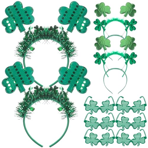 Beaupretty 1 Satz Irisches Stirnband st. Patricks Day Stirnbänder Brille irische Stirnbänder für Frauen Gläser Haargummi Party-Foto-Requisiten st. patricks day dekorationen von Beaupretty