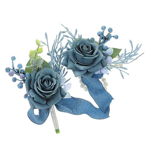 Beaupretty 1 Satz Künstliches Korsage Dekoration Hochzeit Korsage-armbänder Brautjungfer Muttertags-corsage Festliche Handgelenkverzierung Abschlussball Party Gefälscht Led Plastik Himmelblau Beaupretty 1 Satz Künstliches Korsage Dekoration Hochzeit Korsage-armbänder Brautjungfer Muttertags-corsage Festliche Handgelenkverzierung Abschlussball Party Gefälscht Led Plastik Himmelblau von Beaupretty