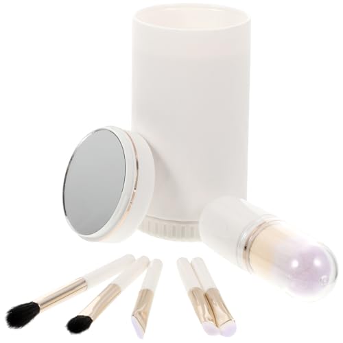 Beaupretty 1 Satz Make-up-pinsel-set Pinselset Lidschattenpinsel Mädchen-make-up-set Kosmetikpinsel Makeup Bürsten Synthetisches Applikator Weiß Reisen Abs-bürstenstange Gesicht Lippenbürste von Beaupretty