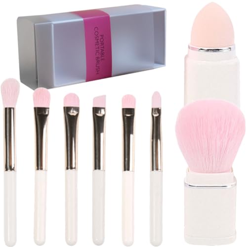Beaupretty Tragbares 8-in-1-make-up-pinsel-set Für Mädchen Stabiler Griff Lidschatten-mischpinsel Make-up-tools Für Damen Lidschattenpinsel Rougepinsel Kosmetikpinsel-set von Beaupretty