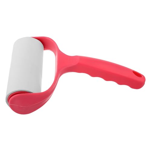 Beaupretty 1 Satz Nagelkunstreiniger Maniküre Reinigungsbürste Gummiwalzen zum Drucken Nagellackstamper Drucken von Tintendruckrollen Tintenstempelpinsel klebriges Papier Rosa von Beaupretty