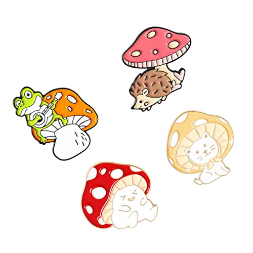 Beaupretty 1 Satz Niedliche Pilz Broschen Für Damen Dekorative Anstecker Für Kleidung Taschen Hüte Und Schals Langlebig Und 4 Stück Beaupretty 1 Satz Niedliche Pilz Broschen Für Damen Dekorative Anstecker Für Kleidung Taschen Hüte Und Schals Langlebig Und 4 Stück von Beaupretty