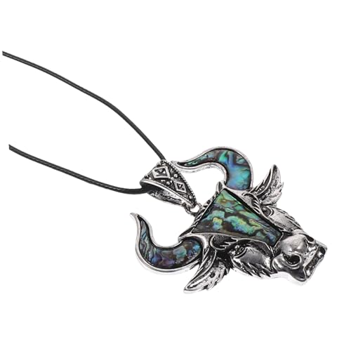 Beaupretty Retro Tieranhänger Halskette für Männer Legierung Selbstgemacht Schmuckzubehör Dekorativer Anhänger für Verschiedene Outfits Tierdesign von Beaupretty