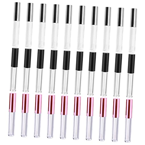 Beaupretty 1 Satz Teiliges Lippenpflegestift Behälter Rund Leer Wiederverwendbar Lippenbalsam Tube Diy Kosmetik Verpackung Silber Und Schwarz Für Frauen Und Mädchen 30 Stück von Beaupretty