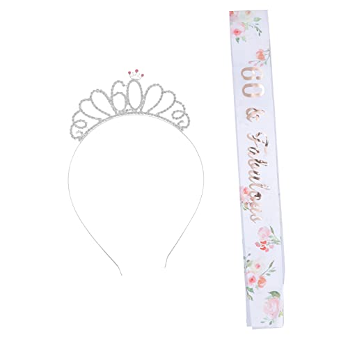 Beaupretty Damen Stirnbänder 1 Satz Zubehör Für Geburtstagsfeiern Prinzessinnenkronen Es Mein Geburtstag Geburtstagsparty-zubehör Make-up-stirnband Tiara Fräulein Satin Requisiten Kristall von Beaupretty