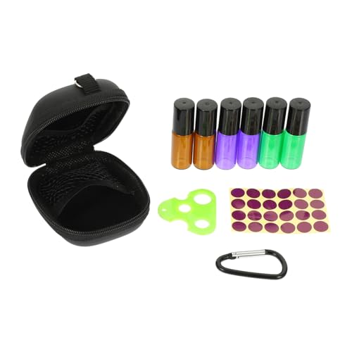 Beaupretty 1 Satz Aufbewahrungstasche Für Flaschen Mit Ätherischen Ölen Parfümspender Organizer Für Flaschen Mit Ätherischen Ölen Parfümfl?schchen Ätherisches Öl Glas Reisen Den Ball Rollen von Beaupretty