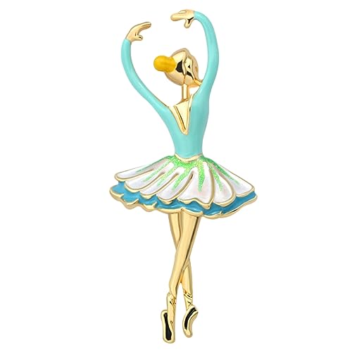 Beaupretty 1 Stück Alloy Ballettmädchen Brosche Kreatives Vielseitiges Kostümzubehör für Dekoration Leichtes Design für Frauen von Beaupretty