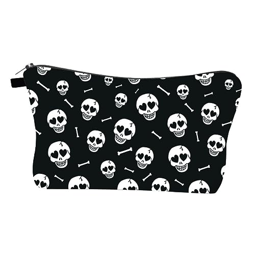 Beaupretty 1stk Kosmetiktasche Tragbare Reisetasche Schminktasche Für Damen Für Frauen Halloween-Kosmetik-Organizer Halloween-kulturbeutel Polyester Druckbar Reisen Aufbewahrungstasche von Beaupretty