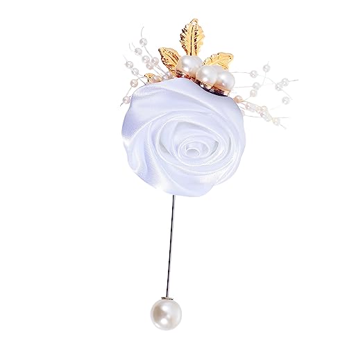 Beaupretty 1 Stück Blumenbrosche für Hochzeiten Stilvolle Anstecknadel für Brautkleider Festliche Anlässe Modisches Dekorationszubehör für Damen Langlebig Komfortabel Perfektes Accessoire für von Beaupretty