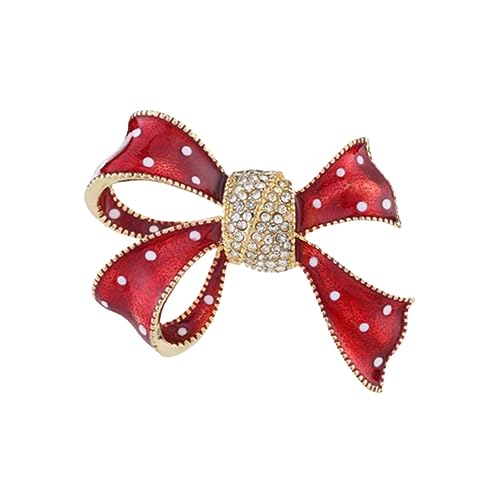 Beaupretty 1 Stück Bowknot Brosche Legierung Trendiges Design für Dekoration für Frauen Hochzeiten Geburtstage und Besondere Anlässe von Beaupretty