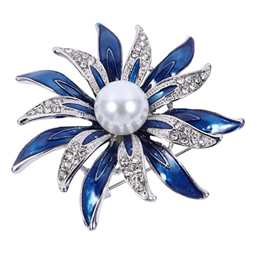Beaupretty 1 Stück Brosche Blumenform Legierung Elegantes Schmuckaccessoire für Damen für Hochzeiten Partys und Täglichen Gebrauch von Beaupretty