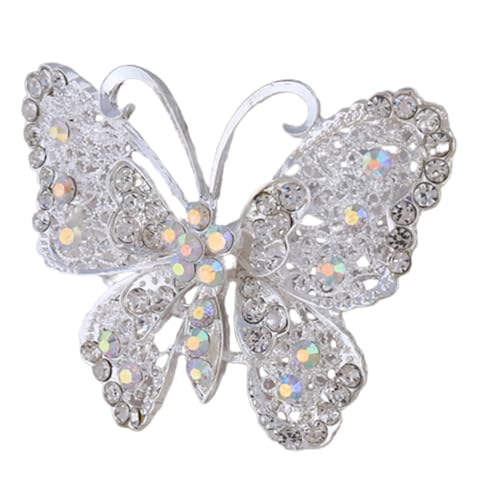 Beaupretty 1 Stück Brosche mit Funkelndem Strass für Brautmode Attraktives Design Langlebige und Leichte Anstecknadel für Besondere Anlässe für Hochzeiten und Feierliche Events von Beaupretty