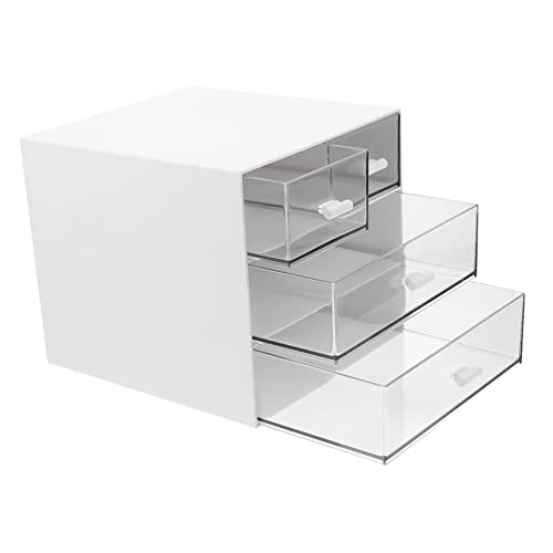 Beaupretty Große Kapazität Make-up Lagerung Box Deckel Multi-zweck Desktop Organizer Einfach Zu Reinigen Verwenden von Beaupretty