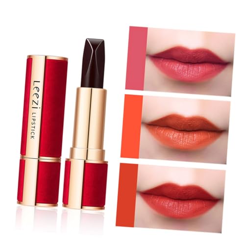 Beaupretty 1stk Dreifarbiger Lippenstift Feuchtigkeitsspendender Lippenstift Langanhaltender Lippenstift Glänzender Lippenstift Frauen Lippenstift Matt von Beaupretty