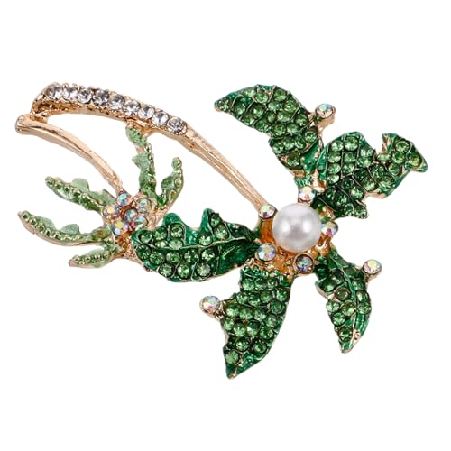 Beaupretty 1 Stück Glänzende Kokosnuss Brosche mit Strass Legierungs Anstecknadel als Modisches Accessoire für Damen und Mädchen für Anlässe Wie Hochzeiten und Partys von Beaupretty