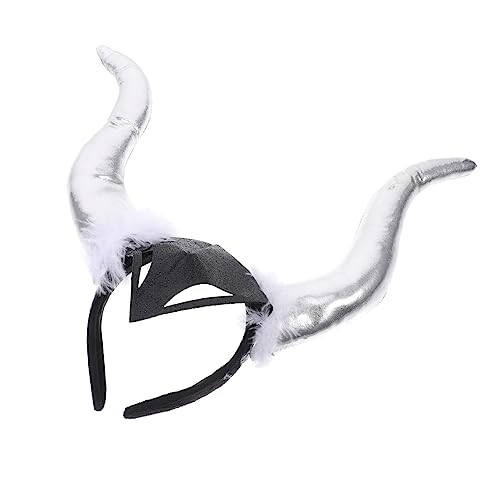 Beaupretty 1stk Halloween-stirnband Halloween-party-stirnband Halloween Hörner Stirnband Maskerade-kopfbedeckung Aus Horn Aufbewahrung Stempelplatten Dämonenhörner Mann Geschenk Cosplay von Beaupretty