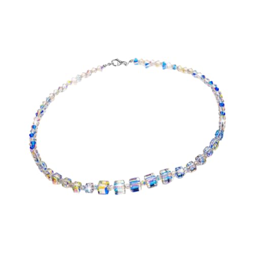 Beaupretty Mode Halskette für Damen Schlüsselbeinkette Kristallkette Halsschmuck für Partys und Besondere Anlässe von Beaupretty