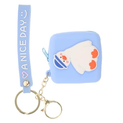 Beaupretty 1 Stück Kleine Schlüsselanhänger Geldbörse Cartoon USB Kabel Aufbewahrungstasche mit Schlüsselring Handlicher Münzbeutel für Schule Arbeit und Freizeit als für Familie und Freunde von Beaupretty