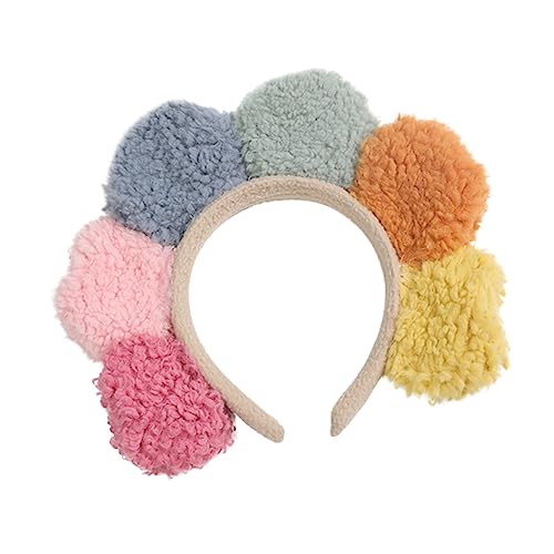 Beaupretty 1stk Stirnband Für Frauen Make-up-kopfpackung Reinigendes Haarband Dusche Stirnband Haarhalter Zum Waschen Des Gesichts Plüsch Haarband Kopfschmuck Fräulein Breitseite Haarnadel von Beaupretty