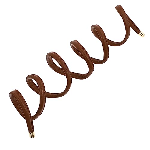 Beaupretty PU Leder Haargummi Haardraht für Verstellbarer Pferdeschwanzhalter Weich und Strapazierfähig Haaraccessoires für Mädchen Kreativ und Einfach zu Verwenden von Beaupretty