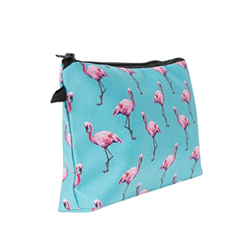 Beaupretty 1stk Kulturbeutel Badezimmer Flamingo Kulturtasche Flamingo-Kosmetiktasche Frauen Make-up-waschtasche Mädchen Badezimmer Kosmetik Reisetasche Reißverschluss Fräulein Lipgloss von Beaupretty