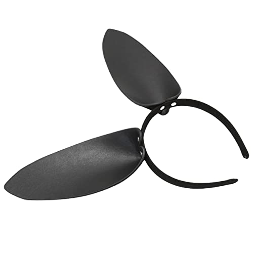 Beaupretty 1 Stück Schwarzes Leder Haarband mit Kaninchenohren Party Haaraccessoire für Damen für Kostümpartys und Halloween Leicht und Bequem zu Tragen Vielseitig Einsetzbar von Beaupretty