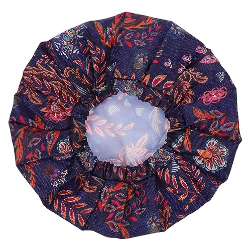 Beaupretty 1 Stück Wasserdichte Duschhaube Schwarze Haare Hüte Bad Männer Shampoo Kappe Abdeckungen Duschhauben Wiederverwendbare Duschhut Drucken Zarte Praktische Männliche Peva von Beaupretty