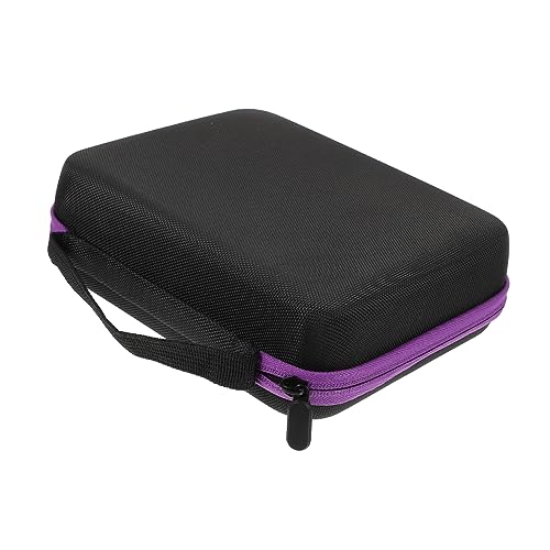 Beaupretty 1stk Aufbewahrungsbeutel Für Ätherische Öle Flaschenhalter Ätherisches Öl Träger Tragetasche Für Rollflaschen Tote-Einsatz-Organizer Reiseöl Violett Nylon Reisen Einfach Parfüm-Box von Beaupretty