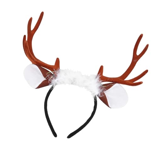 Beaupretty 1Stk Weihnachtsstirnband verkleidung kinder stirnbänder kinder reindeer headband weihnachten kopfschmuck Mori-Abteilung Kopfbedeckung Requisiten Männer und Frauen Metall von Beaupretty