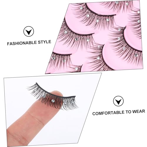 Beaupretty 10 Paare Dichte Natürliche Make up Wimpern mit Funkelnden Strasssteinen Kreuzverflochtene Wiederverwendbare Fake Lashes für Frauen für Partys und Besondere Anlässe Beaupretty 10 Paare Dichte Natürliche Make up Wimpern mit Funkelnden Strasssteinen Kreuzverflochtene Wiederverwendbare Fake Lashes für Frauen für Partys und Besondere Anlässe von Beaupretty
