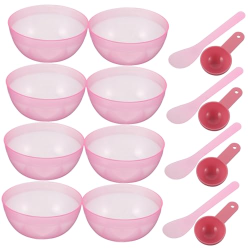 Beaupretty 10sätze Gesichtsmasken-rührschüssel Mit Stab Und Löffel Kunststoff-werkzeuge Für Hautpflege-gesichtsmaske Zur Einfachen Anwendung Zu Hause Und Unterwegs von Beaupretty