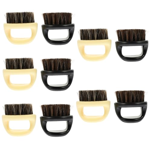 Beaupretty 10 Stk Herren Bartkamm Schnurrbartbürste Für Männer Bartbürste Rasierpinsel Bürste Für Bart Bartglätter Bürste Borsten Der Haarbürste Barbier Tragbar Mann Haarschnitt-set Abs von Beaupretty