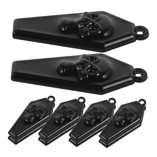 Beaupretty 10stücke Metall Sarganhänger Für Halsketten Totenkopfanhänger Zum Basteln Diy-schmuck-charms Halloween-anhänger Zur Herstellung Metall-totenkopf-dekoranhänger von Beaupretty