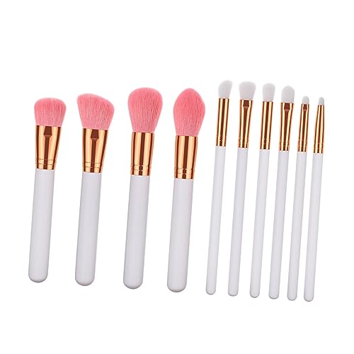 Beaupretty Professionelles Make-up Pinselset 10 Stk Make-up-pinsel Aus Ziegenhaar Kosmetikpinsel Für Damen Make-up-pinsel Für Frauen Bilden Hölzern Fräulein Weiß Makeup Brushes von Beaupretty