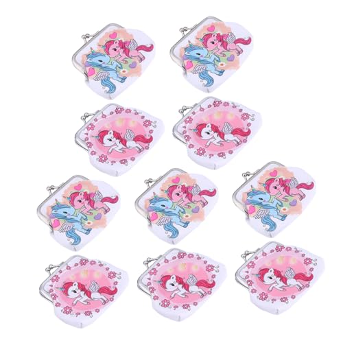 Beaupretty 10stücke Geldbörse Für Damen Aus Klein Und Kompakt Mit Kussverschluss Geeignet Als Münzbörse Oder Kleine Tasche Für Mädchen Und Tägliche Nutzung von Beaupretty
