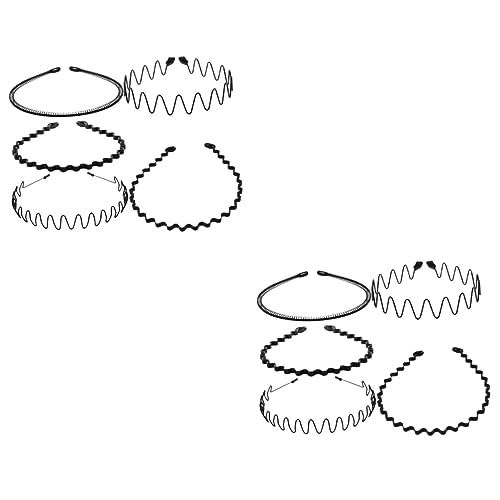 Beaupretty 10 Stk Herren-stirnband Haarband Aus Metallkamm Rutschfeste Breite Kopfbedeckung Schlichte Stirnbänder Aus Metall Stirnband Mit Breiten Zähnen Herrenkamm Feder Der Rücken Mann von Beaupretty