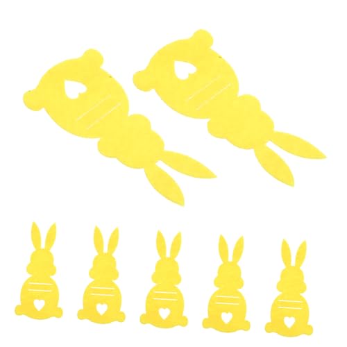 Beaupretty 10stücke Osterdekoration Süße Hasen Bestecktaschen Für Fröhliche Feiern Tischdeko Für Ostern Langlebige Und Charmante Tischaccessoires Mit Niedlichem Design von Beaupretty