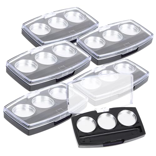Beaupretty 10 Stück Leere Lidschatten Palette mit Aluminium Pfännchen Transparente Fach Augen Make Up Box Kompakt Vielseitig für Lidschatten Lippenstift Praktische Aufbewahrung von Beaupretty