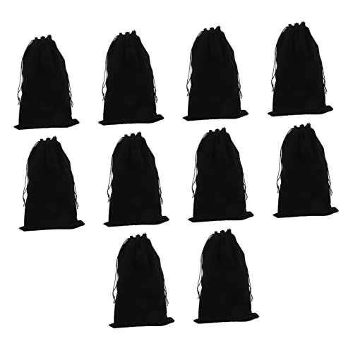 Beaupretty 10 Stück Perückentaschen Kordelzug Aufbewahrungstasche für Haarverlängerungen Wasserfest Langlebig für Reisen Wiederverwendbar Praktischer Organizer von Beaupretty