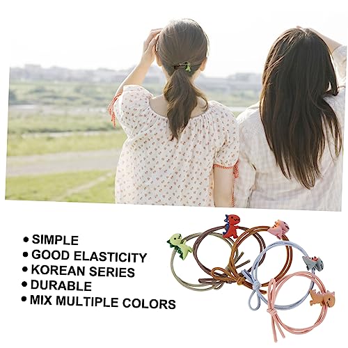 Beaupretty 10 Stück Teiliges Bunte Cartoon Dinosaurier Haargummis Elastische Haarschleifen mit Hoher Formbeständigkeit Schonend für Haare Vielseitig für Mädchen Frauen Modischer Haarschmuck von Beaupretty