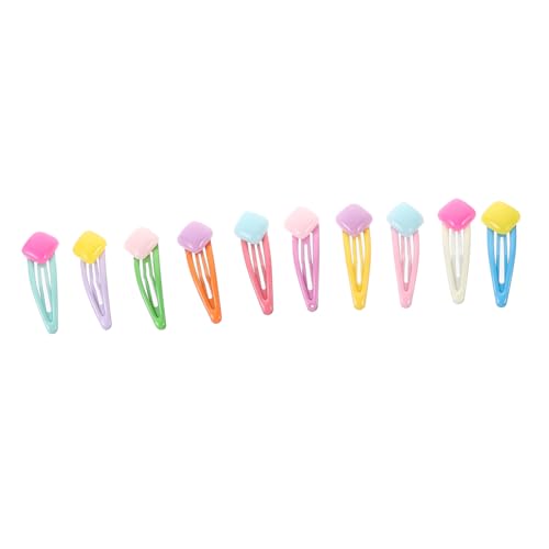 Beaupretty 10 Stück Teiliges Bunte Snap Haarklammern aus Praktische Haarspangen für Styling und Abteilen Modische Haarschmuck accessoires für Frauen und Mädchen Vielseitig Kombinierbar für von Beaupretty