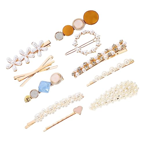Beaupretty 10 Stück Teiliges Set Perlen Haarspangen für Damen Haarklammern für Hochzeiten Partys und Besondere Anlässe Vintage Haarschmuck für Verschiedene Frisuren von Beaupretty