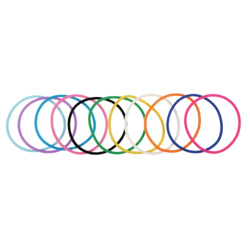 Beaupretty 10 Stück Teiliges Silikon Jelly Armband Dehnbar Bunte Jahre Gummiarmbänder Vielseitig als Partyzubehör Haargummi und Bastelaccessoire Hautfreundlich Leicht zu Tragen von Beaupretty