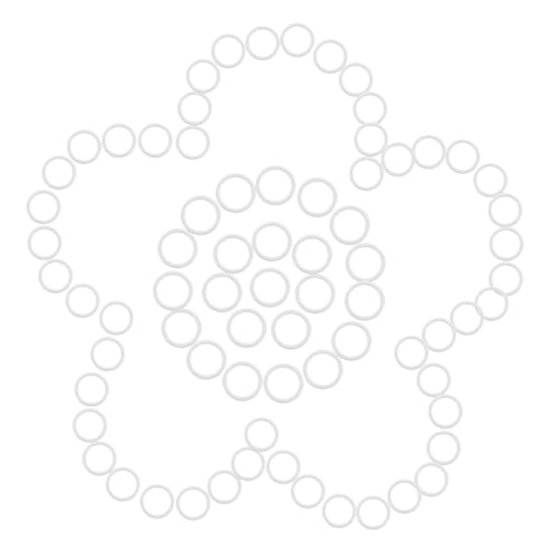 Beaupretty 100 Stück Einstellschnalle Aus Metall Badeanzug Bh-träger-schieber Bikini-trägerringe Badeanzugverschluss Bh -gurthaken Schieber Aus Metall Bh-trägerringe Gurt Shortener Eisen Weiß von Beaupretty