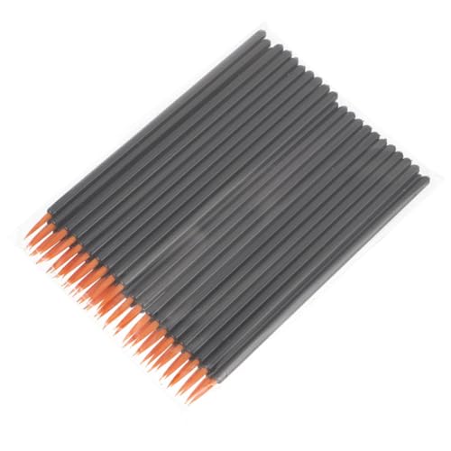 Beaupretty 100 Stück Einweg Eyeliner Pinsel mit Kappe Feine Nylonborsten Langlebiger Kunststoffgriff Praktisches Make up Werkzeug für Präzise Augen make up Leicht und Kompakt für Reisen von Beaupretty